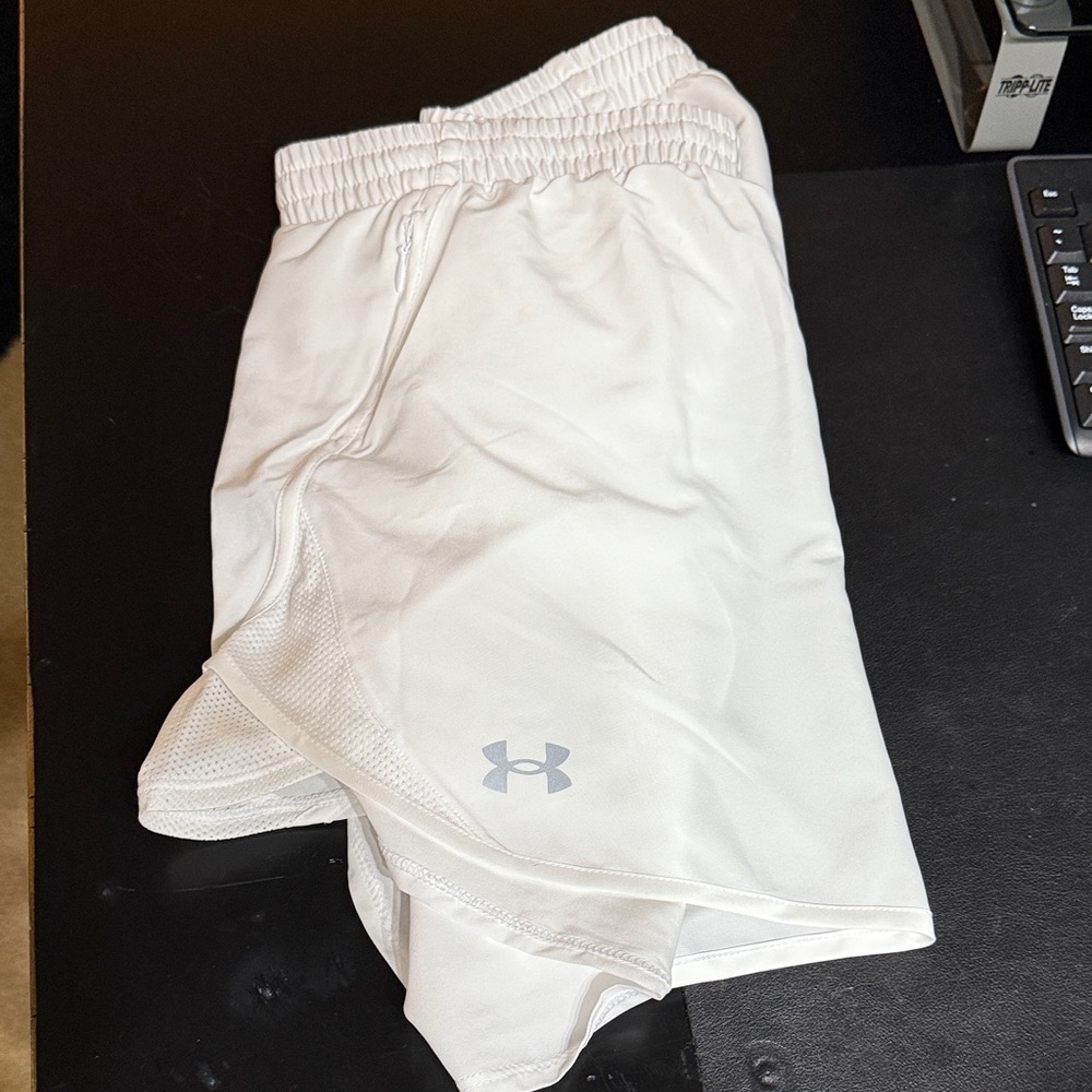 Under Armour Women’s White Athletic Shorts